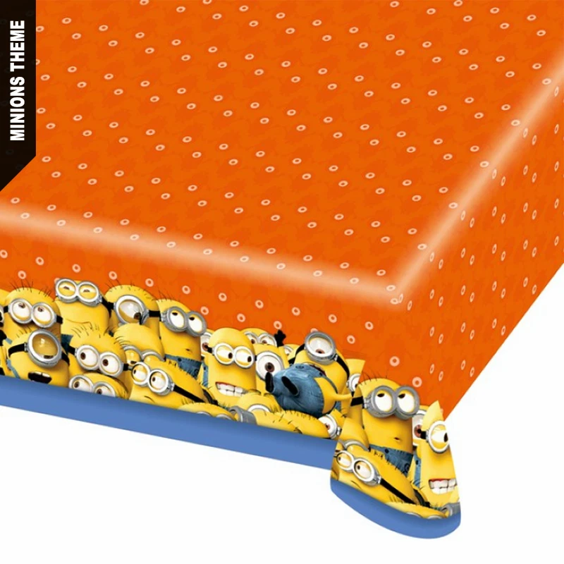 Minions Table Cover Despicable MeTablecloth 180cmx120cm Birthday Party Decor - image 1 of 1