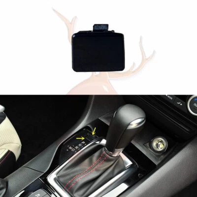 Cubierta de liberación de bloqueo de cambio de marchas negra apta para Mazda 3 2014-2016 Foto 1 de 4