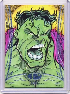 2014 Marvel Premier carta schizzo base parallela #1 Hulk Hernandez - Foto 1 di 1