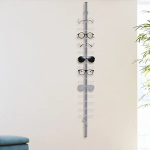 10x Brillenständer Aluminium Wandmontage Sonnenbrille Aufbewahrungsrahmen USA - Bild 1 von 12