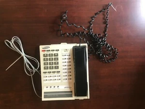 STC Telecom Inc Pro Star 816 Tastensatz Telefon weiß mit schwarzem Empfänger (Artikel 41) - Bild 1 von 5