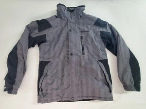 Columbia Boys Teens Youth Size 14/16 Fleece Lined Jacket MEASURED Gray Clean - Picture 1 of 3