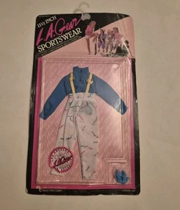 Vintage La Gear Sportswear 11 1/2 In Doll Clothing. NIP. 1985 - Imagen 1 de 8