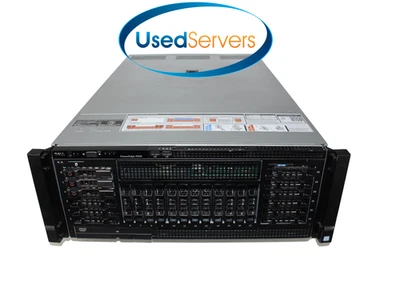 Dell R930 24SFF Server 256GB 4xE7-8867v3 2.5GHZ=64Cores 3x2.4TB 12G SAS H730P - Image 1 of 2