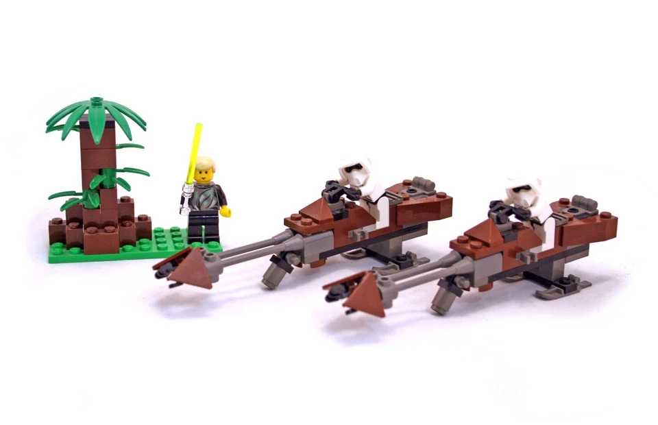 Lego 7128 Star Wars SPEEDER BIKES Complete w/Instructions - Image 1 of 1