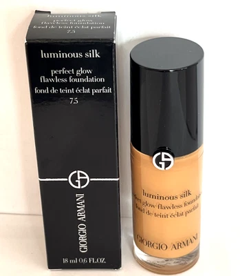 Giorgio Armani Luminous Silk Perfet Glow Flawless Foundation #7.5 18 ml New - Image 1 of 4