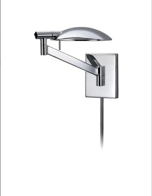7085.61 Sonneman Perch Pharmacy Contemporary Classic Swing Arm Wall Lamp Chrome - Image 1 of 4