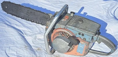 VTG Homelite C5  Chainsaw  Runs Well WATCH Video Under Description - Image 1 of 4