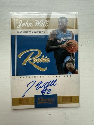 2010 约翰·沃尔 RC 签名 /199 帕尼尼新秀经典 #155 - 很好 — 第 1/2 张图片