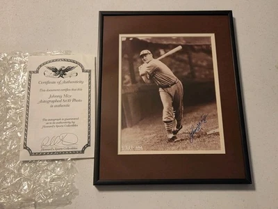 Johnny Mize Autograph 8x10 Photo - Framed Authentic COA Howard - Image 1 of 4