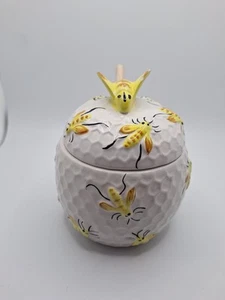 Vintage Jay Willfred Andrea by Sadek Bee Hive Honeycomb Honey Pot Portugal - Picture 1 of 5
