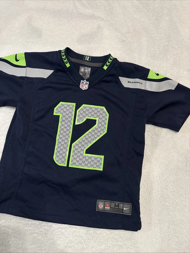 Camiseta deportiva juvenil Seattle Seahawks 12th Man talla M NFL Foto 1 de 4