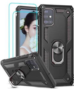 LeYi Cover per Samsung Galaxy A51 4G con [2 pezzi] in vetro temperato anello di - Foto 1 di 24