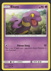 Ekans 36/73 - NM - Shining Legends Sun Moon Pokemon Card - Picture 1 of 2