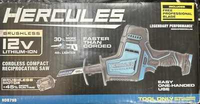 Hercules HDB79B 12V Brushless Cordless Compact Reciprocating Saw - Tool Only - Image 1 of 2