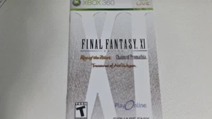 Final Fantasy XI Online (Microsoft Xbox 360, 2006) INSTRUCTION MANUAL ONLY - Picture 1 of 1
