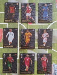 TOPPS MATCH ATTAX UEFA EURO 2024 - JUEGO DE LAS 9 CARTAS EDICIÓN BLACK EDGE BE1:BE9 - Imagen 1 de 2