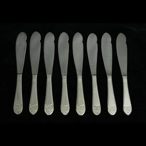 Waldorf Astoria Art Deco Fish Knife Flatware 8 Piece Set - Picture 1 of 5