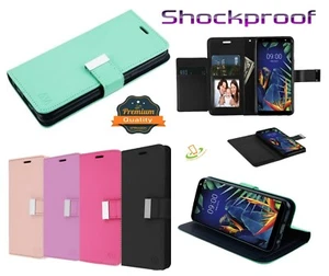 For Apple iPhone 12 Mini Pro Max Leather 5 Cards Wallet Flip Pouch Case Cover - Picture 1 of 54