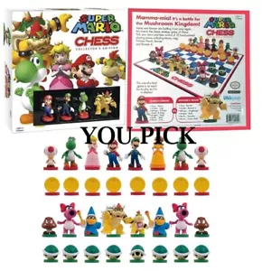 REPUESTOS DE REPUESTO Super Mario Ajedrez Juego de Mesa Edición de Coleccionista USAOPOLY 2009 - Imagen 1 de 14