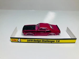 AUTO-WORLD~ THUNDER-JET~ '70 CHALLENGER T/A Pink/Black BODY " Aurora AFX NEW - Picture 1 of 7