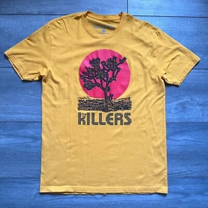 2022 The Killers Imploding The Mirage T Shirt Joshua Tree Large Tour Yellow - Picture 1 of 9