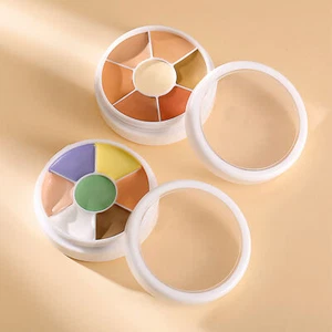 7 Color Concealer Palette Makeup Foundation Cream Waterproof Long Lasting - Picture 1 of 14