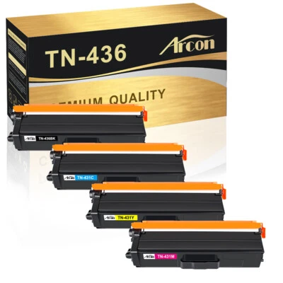 TN433 TN436 TN431 Toner Set Compatible With Brother HL-L8260CDW MFC-L8610CDW Lot - Image 1 of 4