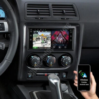  For 2008-2014 Dodge Challenger 7" Android 13 Carplay Car Stereo Radio GPS WIFI - Image 1 of 4