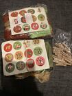 Advent Bunting Kit Handicraft. Hessian Bags And Pegs X24