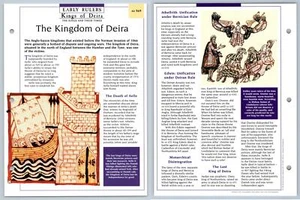Kingdom Of Deira - AD569 Early Rulers Atlas Kings & Queens Of GB Maxi Card - Picture 1 of 1