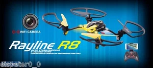 Rayline R8wifi 2.4 GHz 4-Kanal Drohne, RC Quadrocopter  - Picture 1 of 5