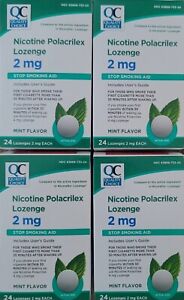 Quality Choice Nicotine Polacrilex Lozenge 2mg 96 ct, Mint Flavor Exp 10/2022 
