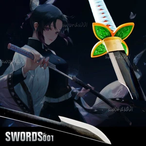 Demon Slayer carbon steel Kochou Shinobu Sword 鬼滅の刃 Japanese Samurai Katana - Picture 1 of 9
