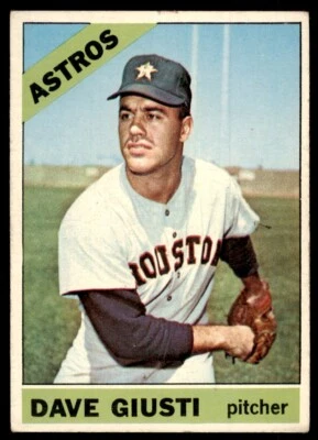 1966 Topps Dave Giusti A Houston Astros #258 - Image 1 of 2