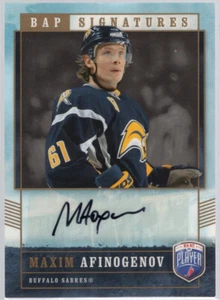 * 2006-07 Be A Player - Signatures #MX - MAXIM AFINOGENOV - Picture 1 of 2
