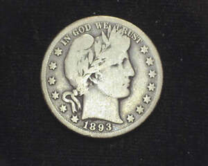 HS&C: 1893 O Barber Half Dollar G - US Coin