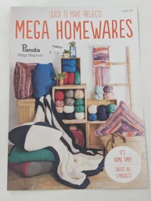 Panda 805  - Mega Homewaress  Knitting Patterns 8 ply - Image 1 of 2