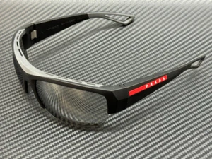 Gafas de sol PRADA LINEA ROSSA PS A01S 1BO05A negras plateadas grises para hombre 69 mm - Imagen 1 de 6