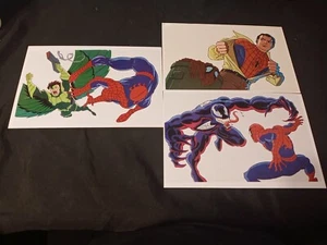 SPIDER-MAN ACETATE ANIMATION CELLS (3) 1994 MARVEL FOX CARTOON PROMO - Picture 1 of 6