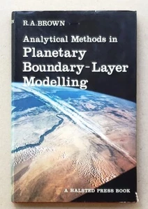Analytical Methods in Planetary Boundary Layer Modelling by Robert Alan Brown - Picture 1 of 8