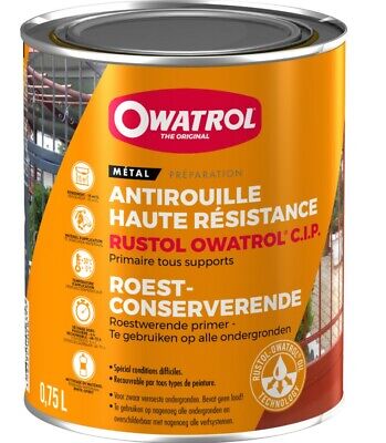 Primaire Antirouille Haute Resistance Rustol Cip 0.75l • 32.95€