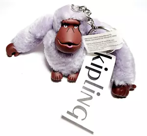 Nuevo Con Etiqueta KIPLING Llavero Mono Luz Viva - Lila Esmerilada Metálico 2.75"H - Imagen 1 de 2
