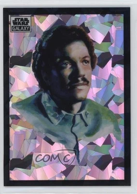 2022 Topps Chrome Star Wars Galaxy Atomic Refractor /150 Lando Calrissian #6 sq1 - Image 1 of 3