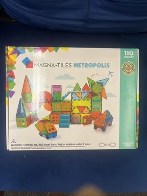 Magna-Tiles Metropolis Set Magnetic Building Set 110 Pieces - 20110 - Image 1 of 2