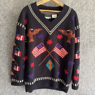 De colección Raro Años 80 Abercrombie & Fitch Hombres 100% Algodón Pequeño American Patriot Preppy Foto 1 de 4