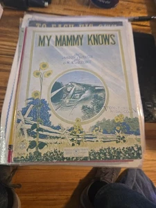 Antike Noten "My Mammy Knows" um 1900 Beschreibung lesen - Bild 1 von 2