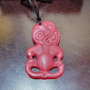 Toolucios CERÁMICA ROJA CERÁMICA FIGURA ESCULTURA KIWIANA - Imagen 1 de 7