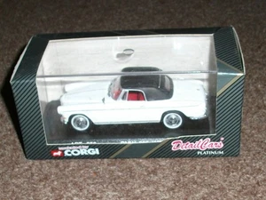 CORGI BMW 503 WHITE WITH BLACK SOFT TOP 1959 DETAIL CARS ART 256 1/43 NEW IN BOX - Picture 1 of 2