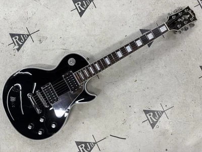 2000 Burny Japan RLC Paul Custom Black Electric Guitar John Sykes - Image 1 of 4